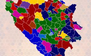 Infografika: Kako su raspoređene lokalne vlasti u BiH u mandatu 2012 - 2016