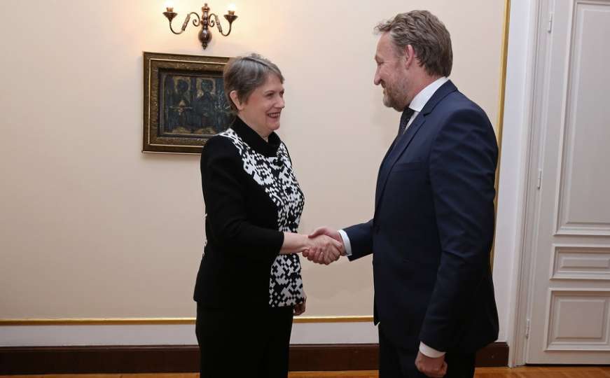 Bakir Izetbegović imao sastanak sa podsekretarkom UN-a Helen Clark