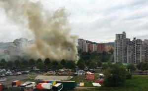 Sarajevo: Požar jutros na Alipašinom Polju