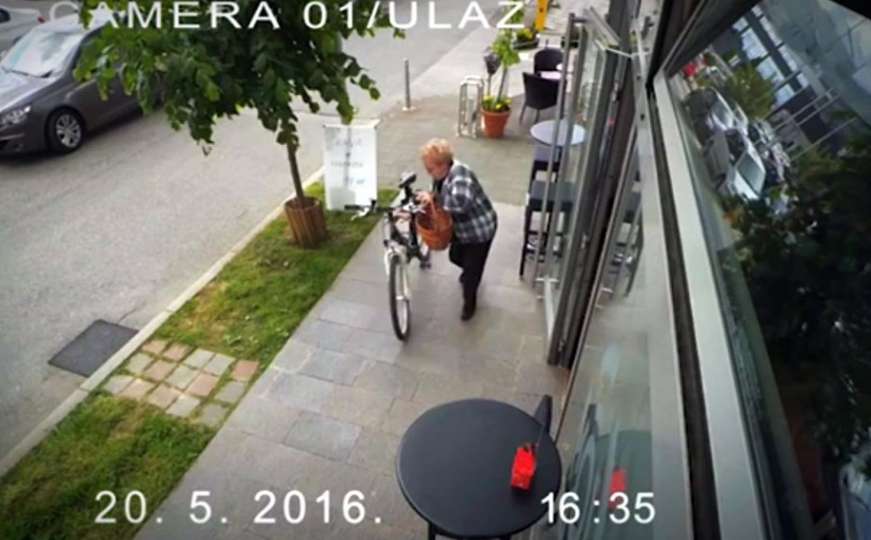 Objavljen i video krađe: Bicikl usred dana ukrala - bakica