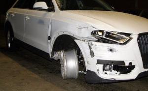 Pijani Bosanac kilometrima vozio Audi na 'felgi' i tako bježao policiji
