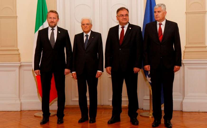 Predsjednik Italije stigao u Predsjedništvo BiH