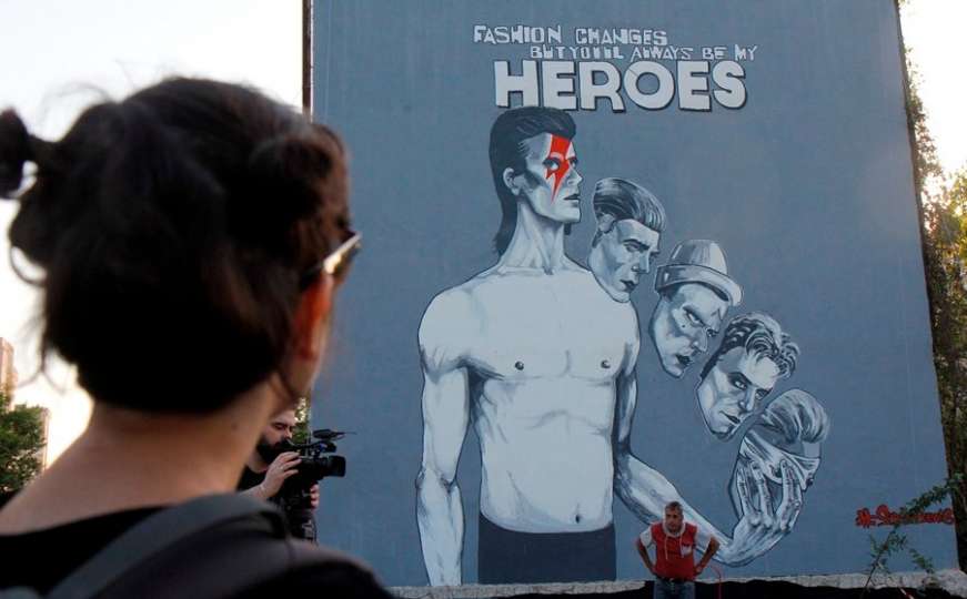 Sarajevo dobilo najveći mural Davida Bowieja na svijetu