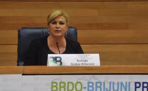 Grabar-Kitarović: Hrvatska ne želi blokirati Srbiju na putu prema EU