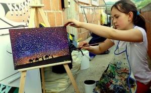 Izuzetan talenat za slikanje ima 10-godišnja Kanita Latifović