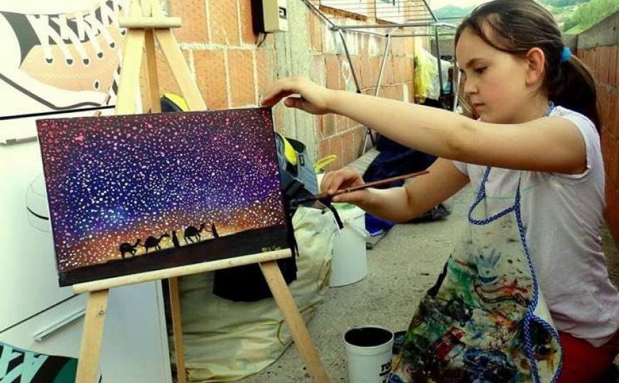 Izuzetan talenat za slikanje ima 10-godišnja Kanita Latifović