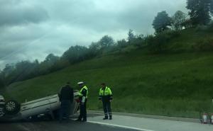 Autoput A-1: Sudar četiri vozila, saobraća se jednom trakom