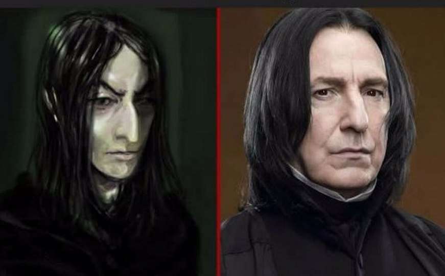 Postoji li sličnost između izgleda likova u knjizi i u filmu 'Harry Potter'