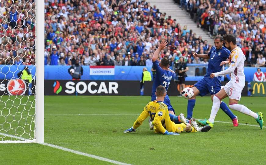 Italija povela protiv Španije golom Chiellinija