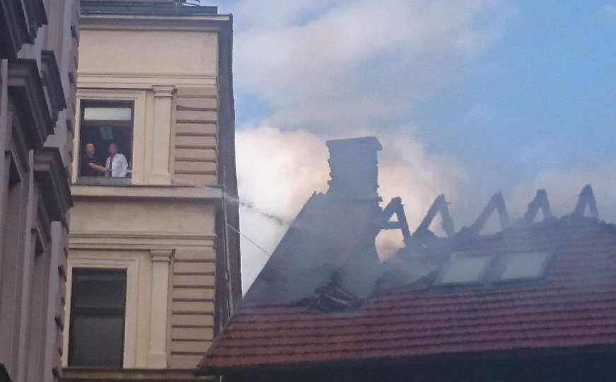 Požar na zgradi u centru Sarajeva pod kontrolom 
