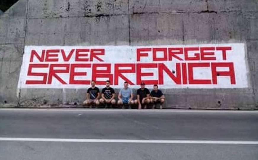 Omladina iz Novog Travnika: Never Forget Srebrenica!