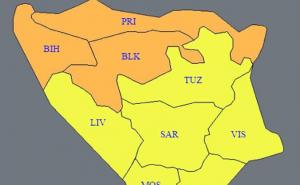 Narandžasti meteoalarm zbog očekivanih intenzivnih padavina