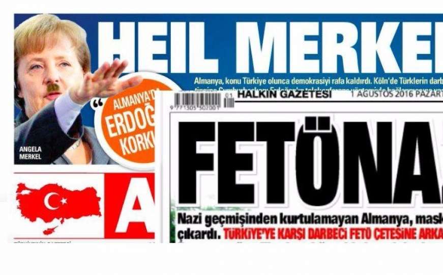 Turski mediji: Angela Merkel je Hitler, Njemačka je naš neprijatelj