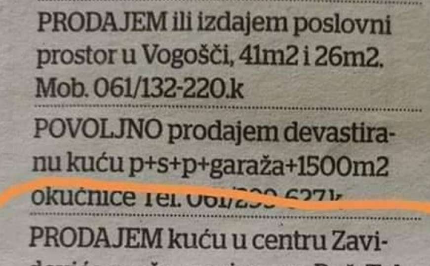 Prodajem kuću u Zavidovićima, može i Beč