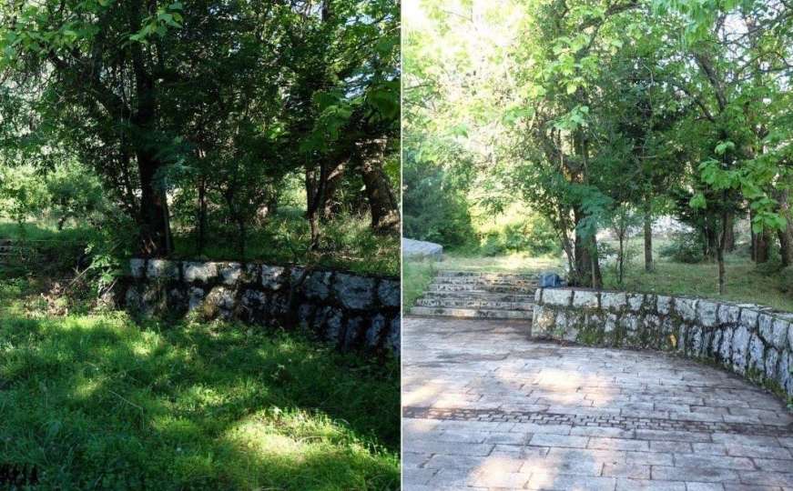 Pogledajte izgled spomen-parka Vraca prije i poslije radne akcije aktivista
