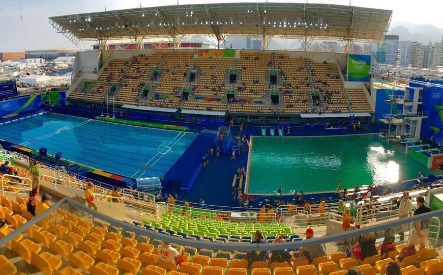 Misterija: Olimpijski bazen u Riju iznenada pozelenio