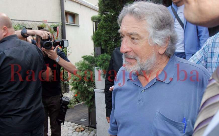 Robert De Niro nakon ručka u Sarajevu 