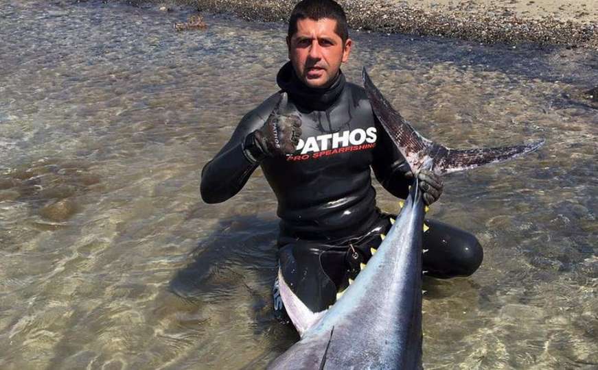 Na dubini 17-18 metara: Ronilac harpunom ulovio tunu tešku 130 kilograma
