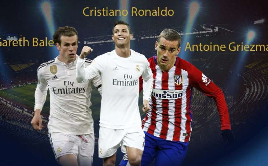 Izbor najboljeg fudbalera u Evropi: Ronaldo, Bale ili Griezmann