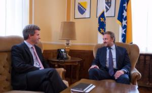 Izetbegović sa Fergusonom o referendumu u RS-u i rješenju za Mostar