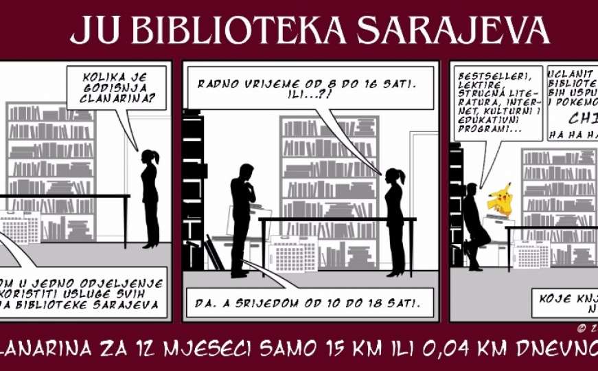Velika kampanja učlanjenja u Biblioteku Sarajeva