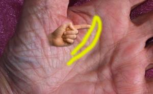 Provjerite nosite li znak anđela na dlanu