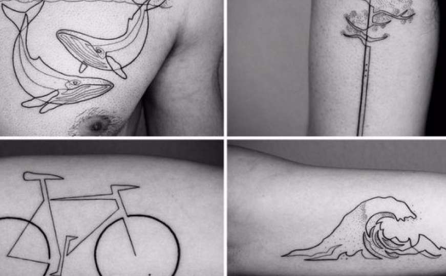 Nevjerovatne jednolinijske tetovaže tattoo majstora iz Berlina 