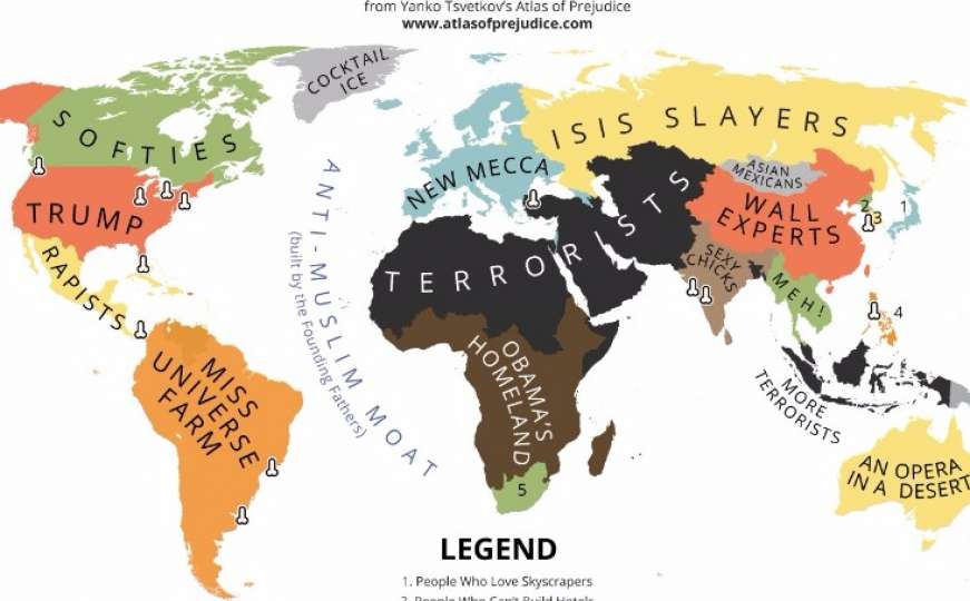 Mapa svijeta prema Donaldu Trumpu: Evropa - nova Mekka 