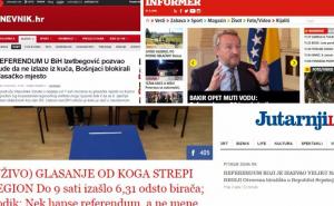 Mediji o referendumu u RS-u: Glasanje koje izaziva novu napetost u regiji
