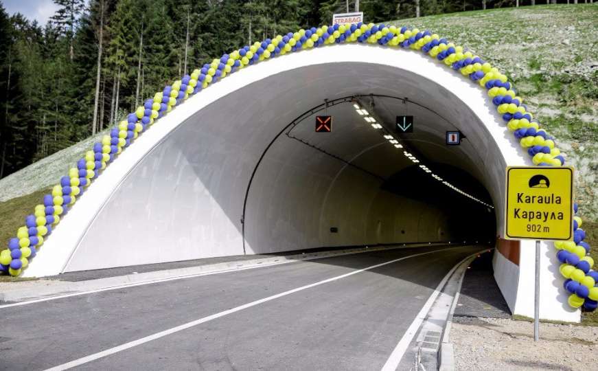 Zatvoren saobraćaj u tek otvorenom tunelu Karaula: Od sutra zvanično puštanje