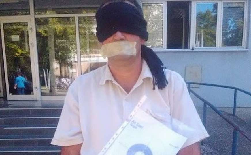 Uhapšen državni službenik CJB Prijedor: Protestirao ispred zgrade i prijetio