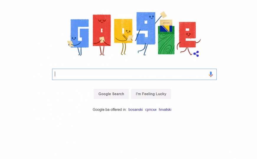 Google doodle posvećen izborima u BiH