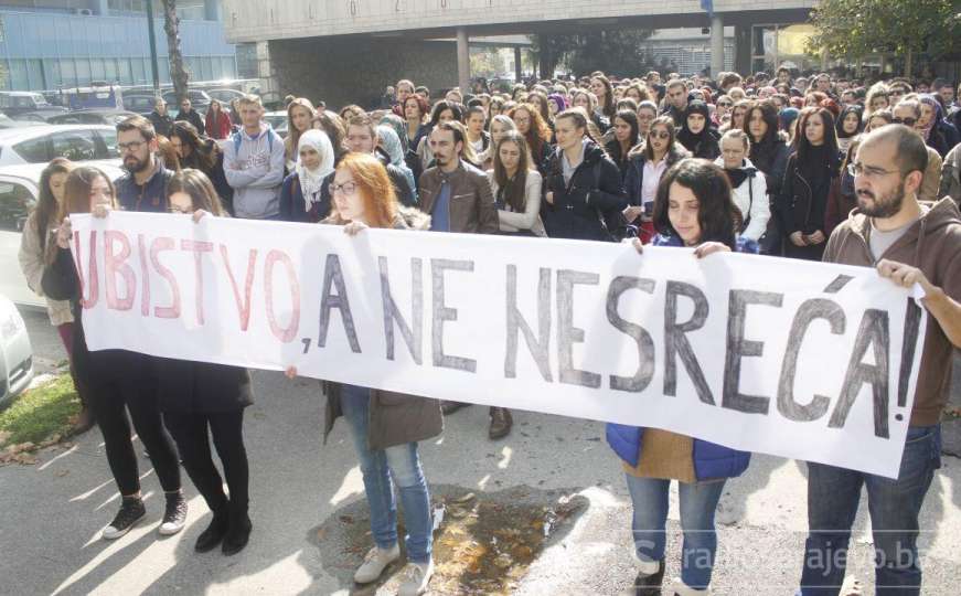 Protest studenata u Sarajevu: Ne tražimo osvetu, već pravdu!