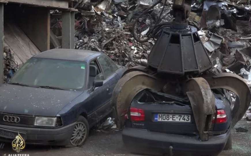 Kazna drobilicom: U Zenici uništavaju automobile višestrukih povratnika