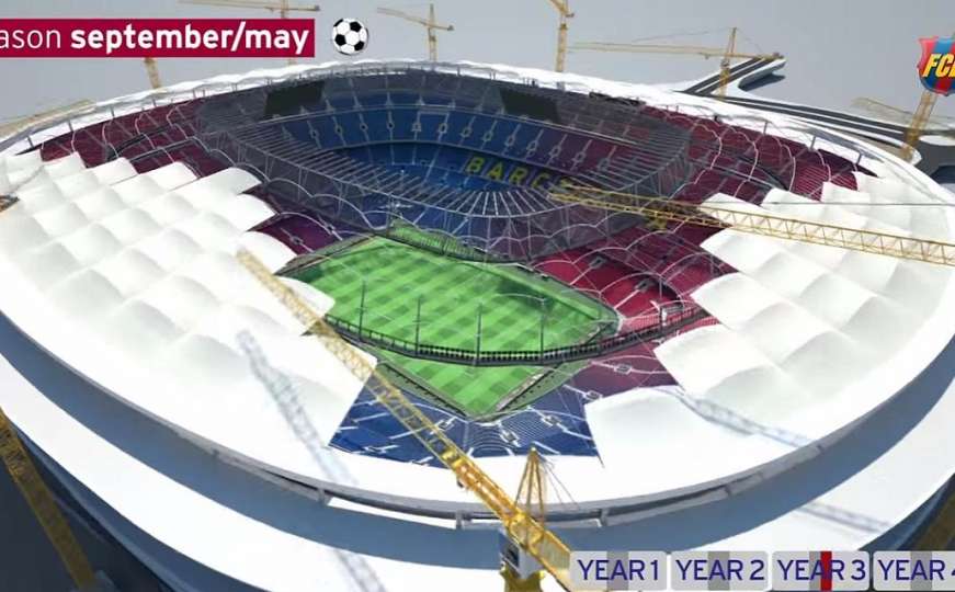 Sljedeće godine kreće potpuna rekonstrukcija Camp Nou stadiona 