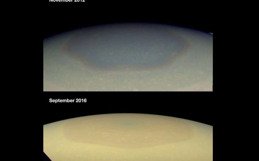 NASA u čudu: Šta je promijenilo boju na sjevernom polu Saturna