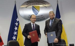 Bushati i Jusko potpisali sporazum između Albanije i BiH