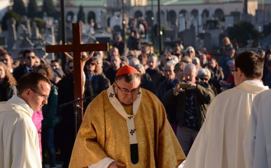 Svi Sveti u Sarajevu: Na groblju Sv. Josip kardinal Vinko Puljić služio misu