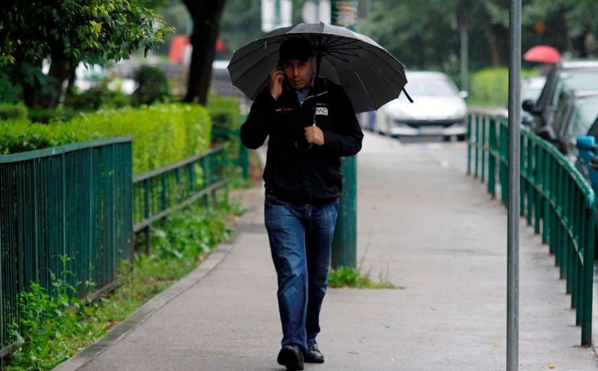 Prognoza vremena: Ni danas ne izlazite bez kišobrana