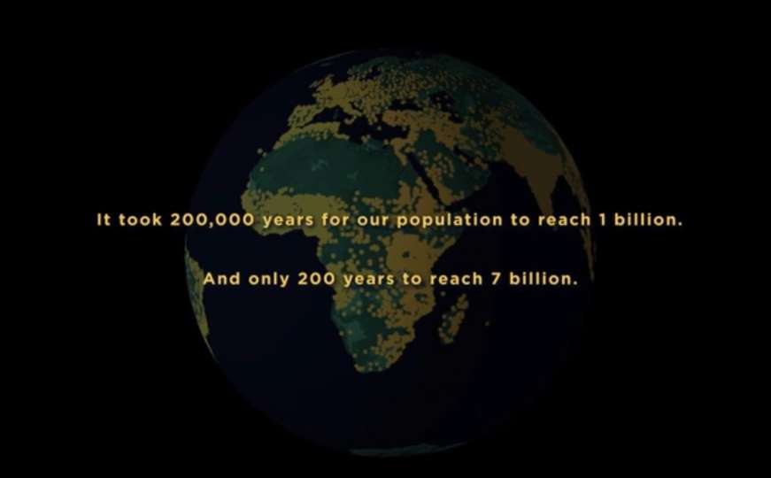 Kako je stanovništvo Zemlje raslo tokom posljednjih 200 hiljada godina
