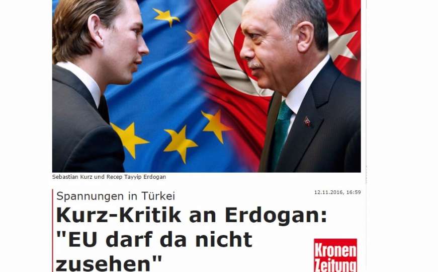 Kurz: Turskoj nema mjesta u EU, ništa od vizne liberalizacije