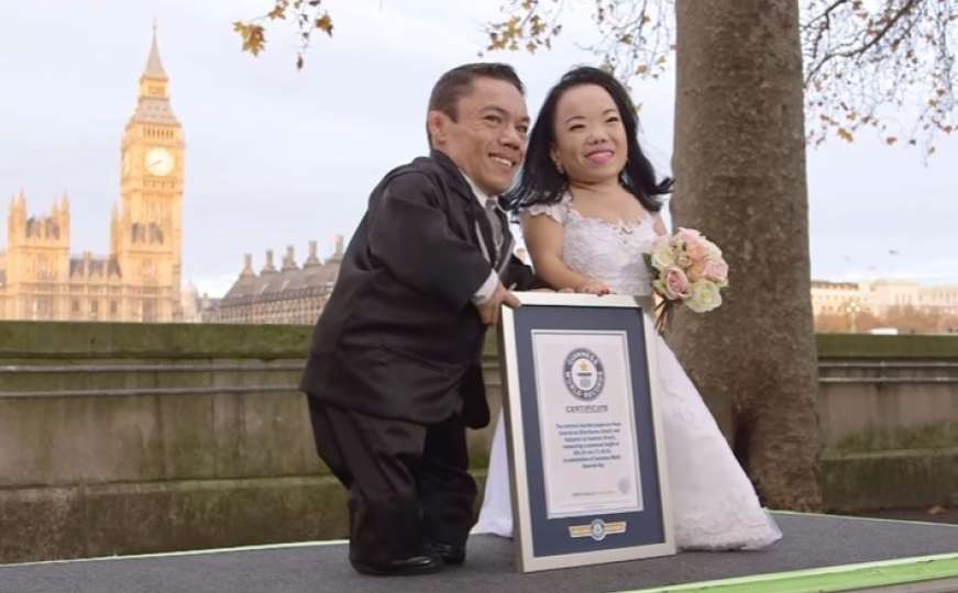 "Najmanji" Guinnesov rekord: Njih dvoje su najniži bračni par na svijetu