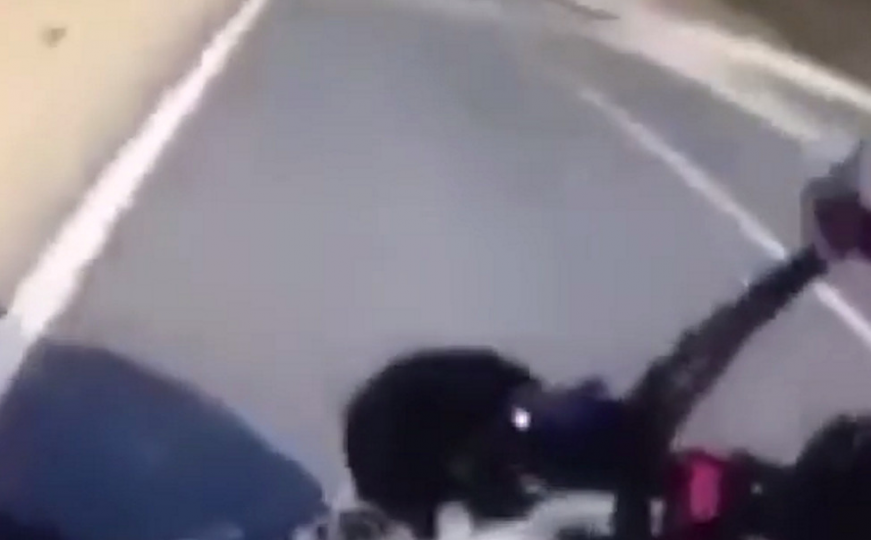 Kamerom na kacigi snimio jurnjavu motociklom okončanu tragičnom nesrećom 