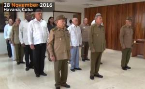 Predsjednik i vodeći zvaničnici Kube odali počast Fidelu Castru