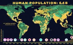 Broj stanovništva raste - pogledajte kako se naseljavala planeta kroz vrijeme