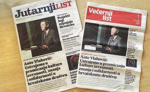 Zbog "vlasnika Hrvatske": Jutarnji i Večernji list jučer imali identične naslovnice
