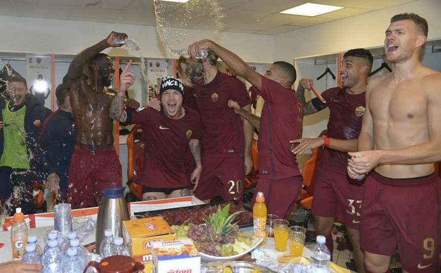 Evo kako je Džeko proslavio pobjedu u 'Derbyju della Capitale'