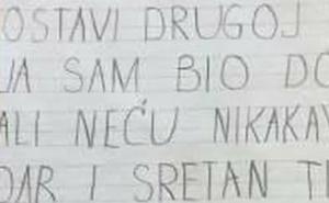 O dirljivom pismu dječaka Martina priča cijela regija