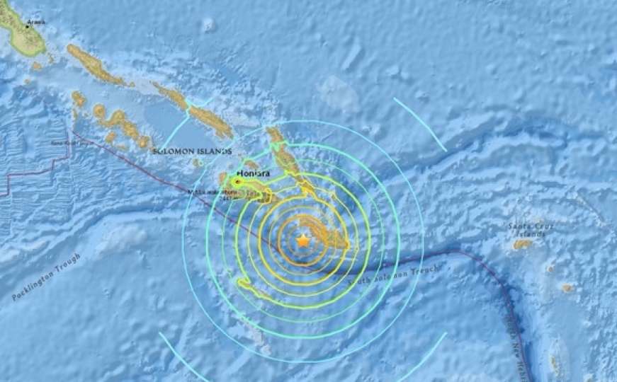 Snažan zemljotres kod Solomonskih otoka: Očekuje se cunami