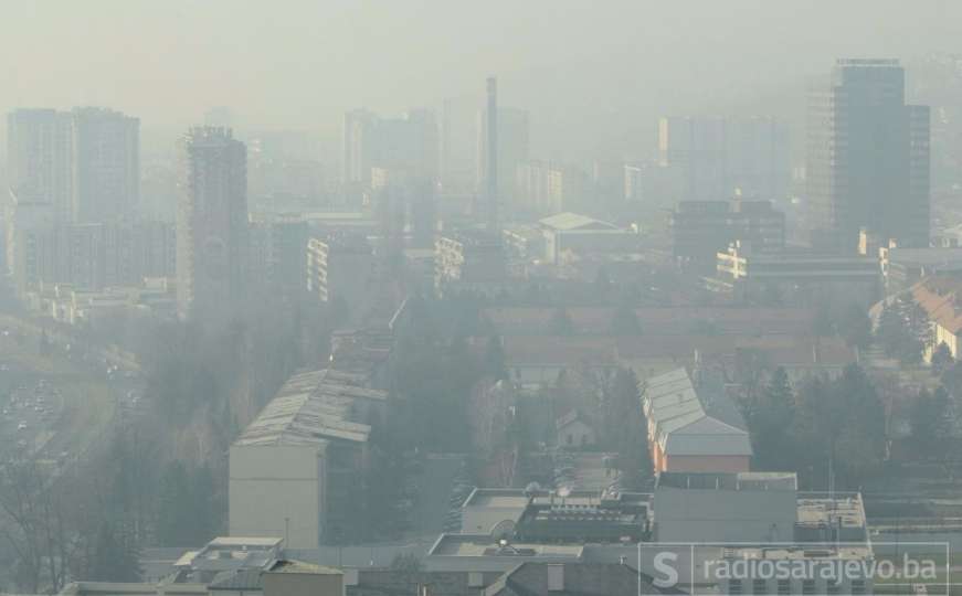 Dramatično zagađenje u Sarajevu: Jutrošnji zrak opasan za zdravlje